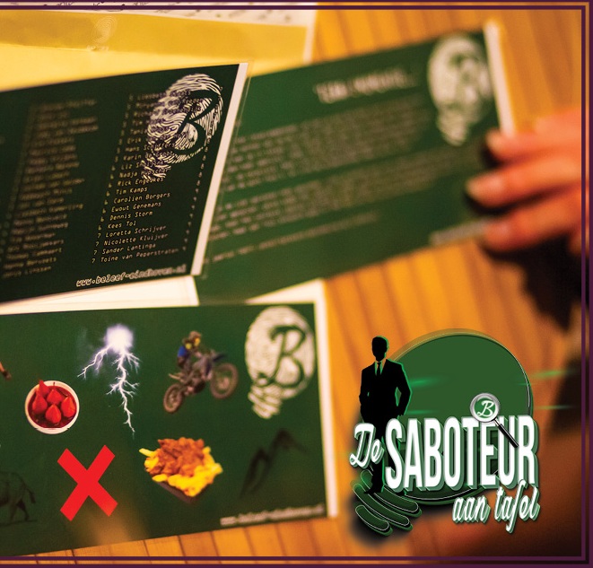 De Saboteur aan tafel - website